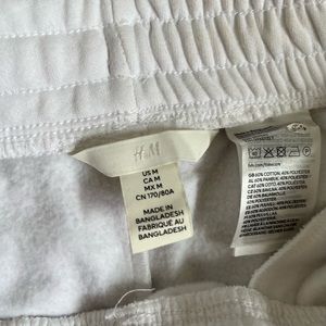H&M White Comfy Sweats